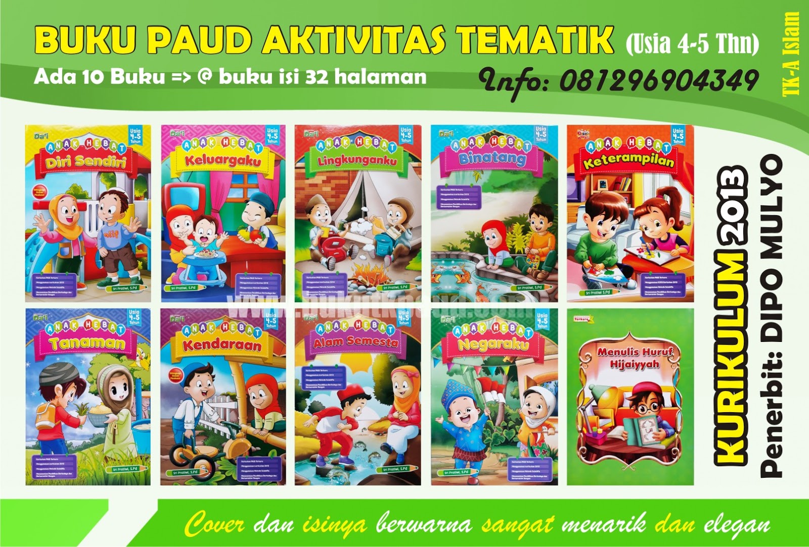 Detail Buku Paud Tematik Nomer 16