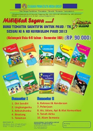 Detail Buku Paud Tematik Nomer 29