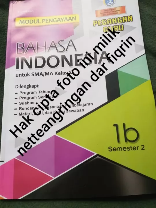 Detail Buku Pegangan Guru Bahasa Indonesia Kelas 10 Nomer 32