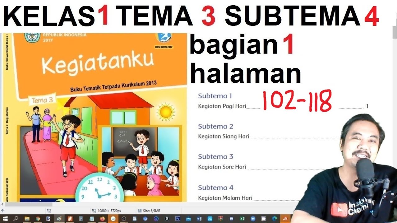 Detail Buku Pelajaran Sd Kelas 1 Tema 3 Nomer 22