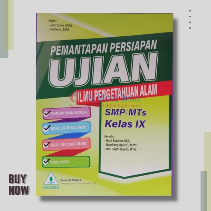 Detail Buku Pemantapan Persiapan Ujian Nomer 12