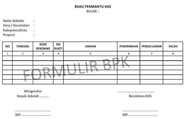 Detail Buku Pembantu Bank Nomer 13