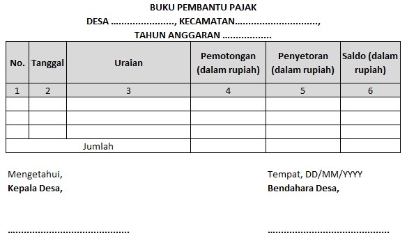 Detail Buku Pembantu Bank Nomer 21