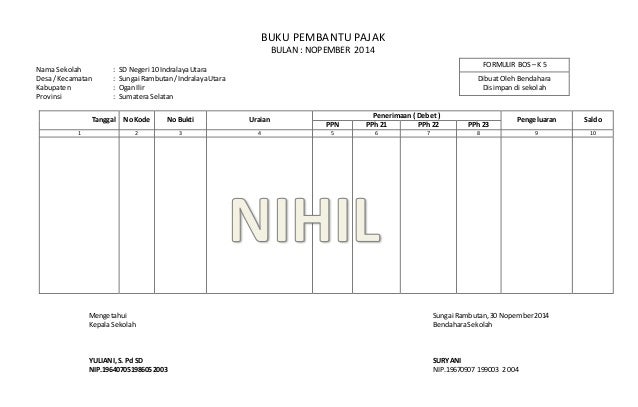 Detail Buku Pembantu Bank Nomer 33