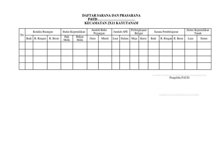 Detail Buku Pemeliharaan Sarana Dan Prasarana Nomer 12