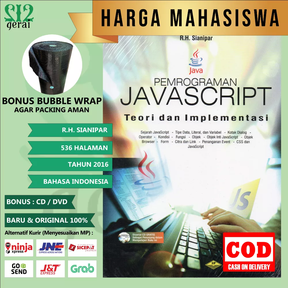 Detail Buku Pemrograman Javascript Nomer 12