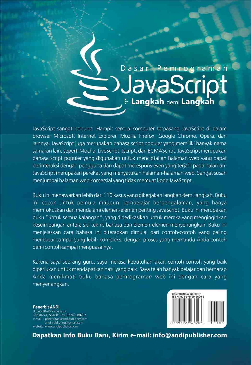 Detail Buku Pemrograman Javascript Nomer 33