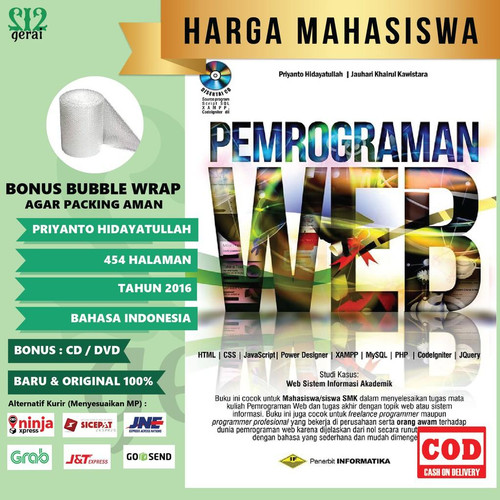 Detail Buku Pemrograman Web Nomer 20
