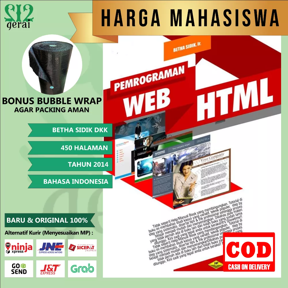 Detail Buku Pemrograman Web Nomer 45