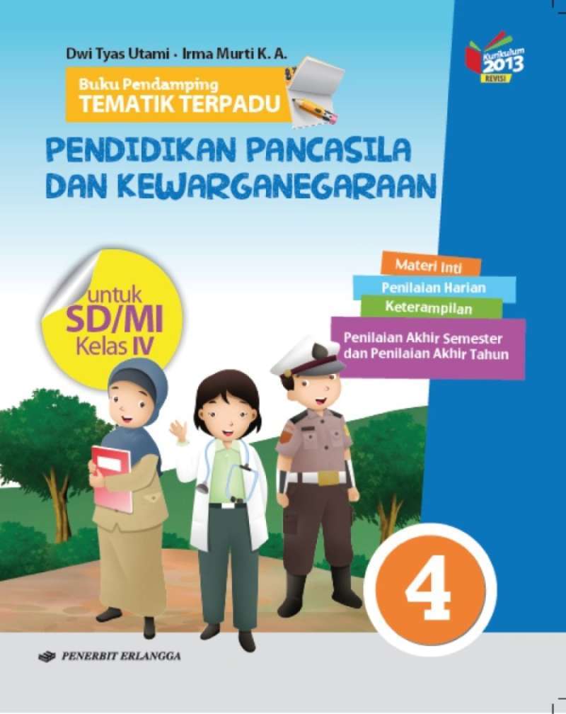 Detail Buku Pendamping Tematik Kelas 4 Nomer 10