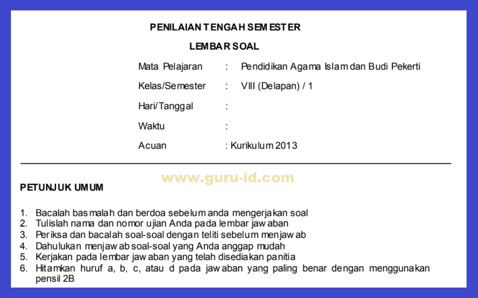 Detail Buku Pendidikan Agama Islam Kelas 8 Kurikulum 2013 Nomer 29