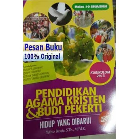 Detail Buku Pendidikan Agama Kristen Dan Budi Pekerti Kelas 10 Nomer 15