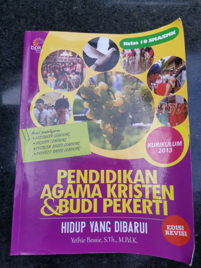 Detail Buku Pendidikan Agama Kristen Dan Budi Pekerti Kelas 10 Nomer 21