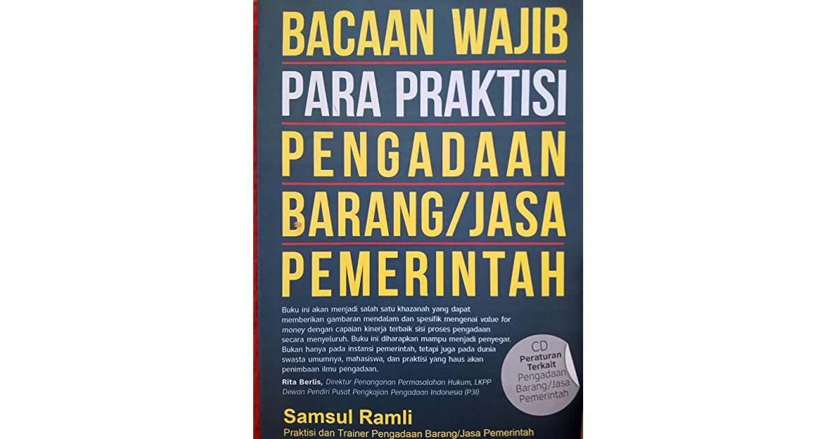 Detail Buku Pengadaan Barang Dan Jasa Nomer 44