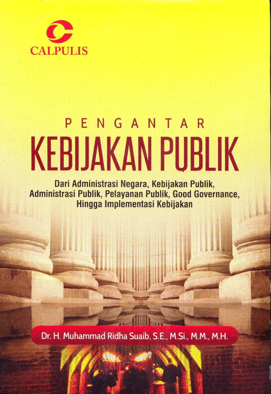 Detail Buku Pengantar Administrasi Publik Nomer 5