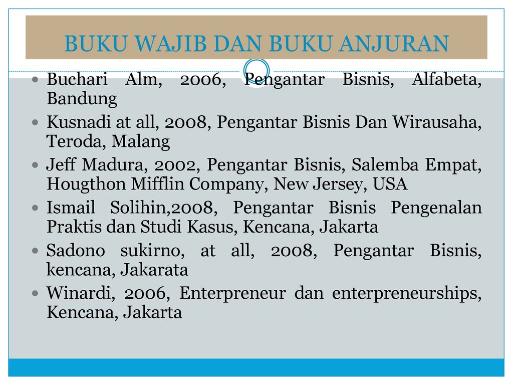 Detail Buku Pengantar Bisnis Sadono Sukirno Nomer 29