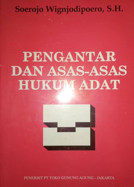 Detail Buku Pengantar Dan Asas Asas Hukum Adat Nomer 2