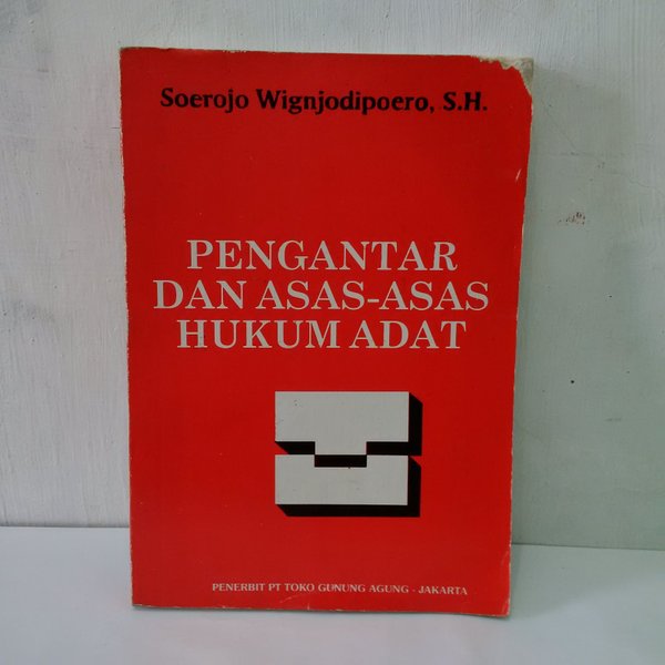 Detail Buku Pengantar Dan Asas Asas Hukum Adat Nomer 11