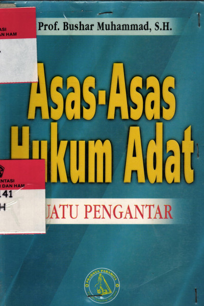 Detail Buku Pengantar Dan Asas Asas Hukum Adat Nomer 12