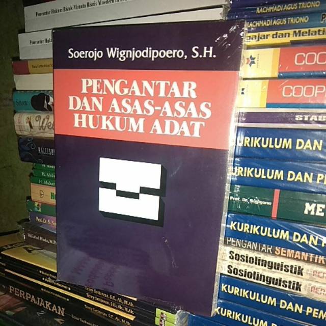 Detail Buku Pengantar Dan Asas Asas Hukum Adat Nomer 14