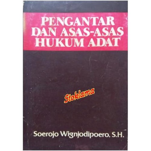 Detail Buku Pengantar Dan Asas Asas Hukum Adat Nomer 32