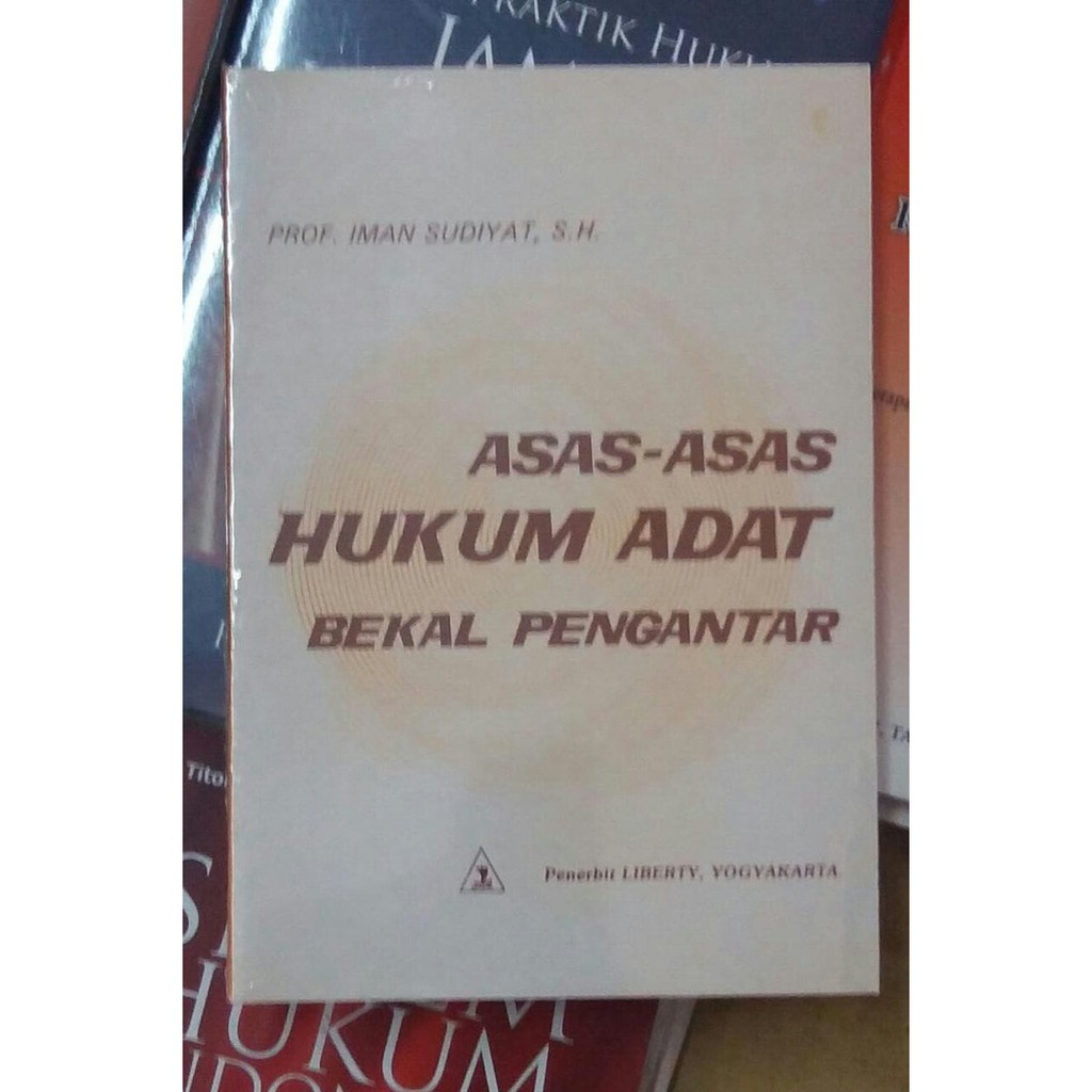 Detail Buku Pengantar Dan Asas Asas Hukum Adat Nomer 37