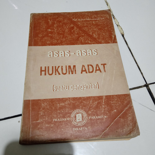 Detail Buku Pengantar Dan Asas Asas Hukum Adat Nomer 38