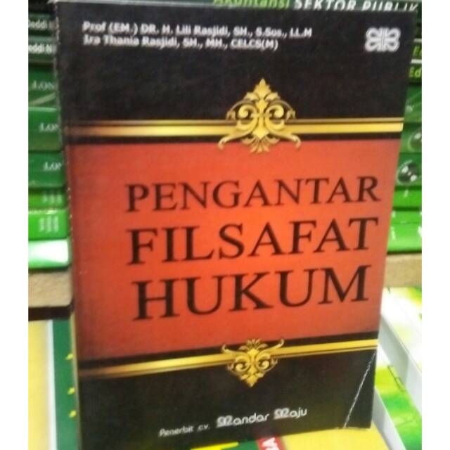 Detail Buku Pengantar Filsafat Hukum Nomer 32