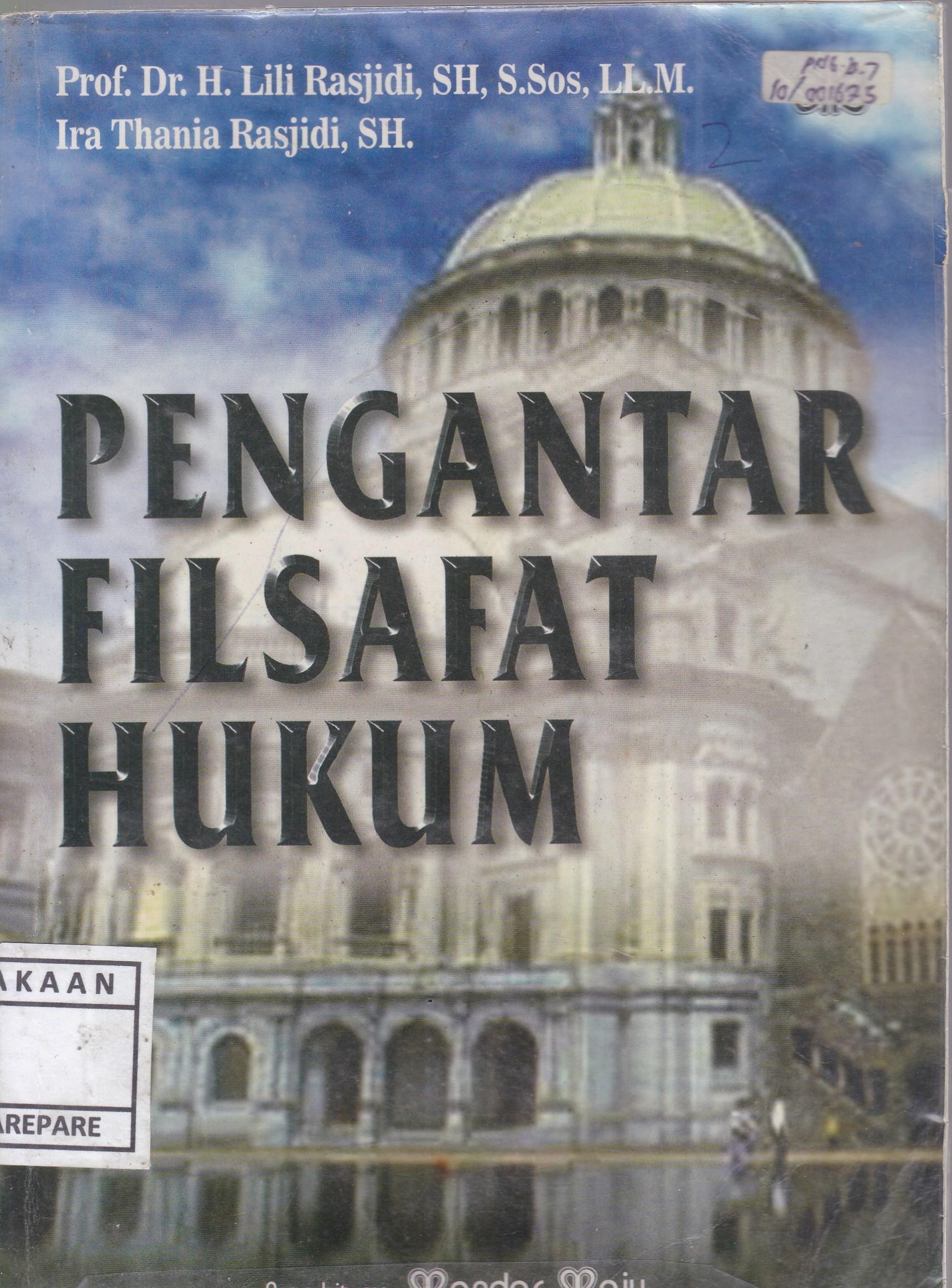 Detail Buku Pengantar Filsafat Hukum Nomer 44