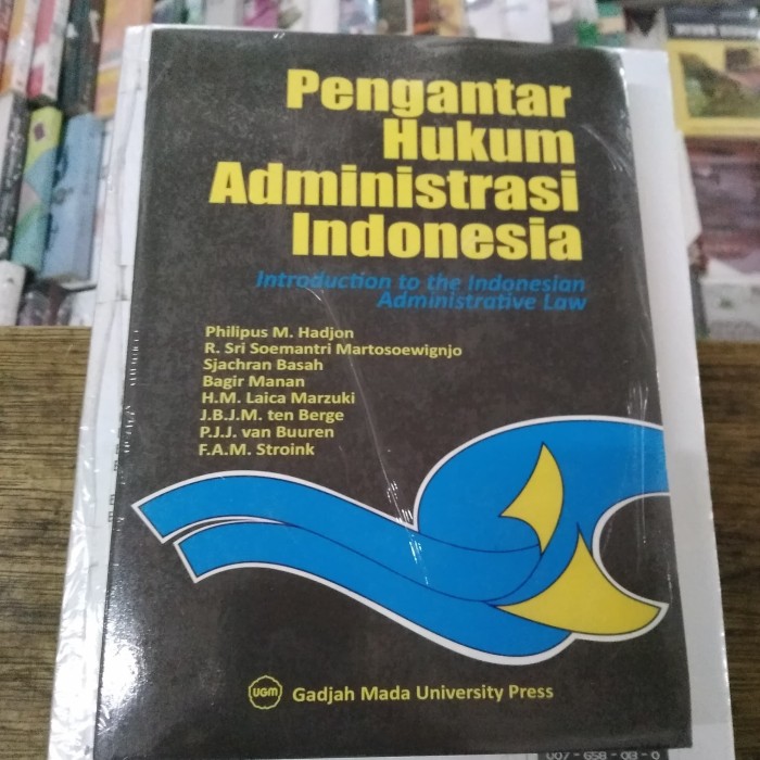 Detail Buku Pengantar Hukum Administrasi Negara Nomer 4