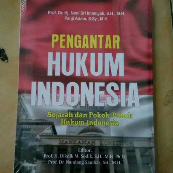 Detail Buku Pengantar Hukum Indonesia Nomer 23