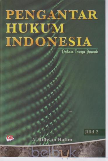 Detail Buku Pengantar Hukum Indonesia Nomer 31