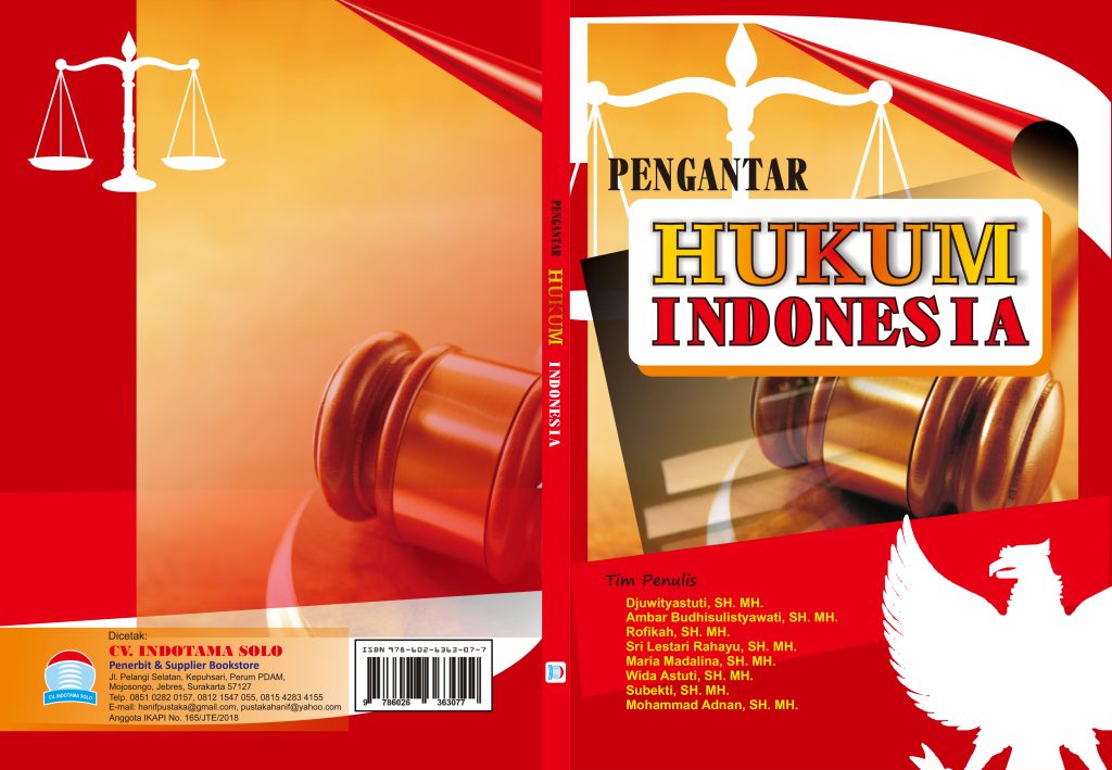 Detail Buku Pengantar Hukum Indonesia Nomer 42