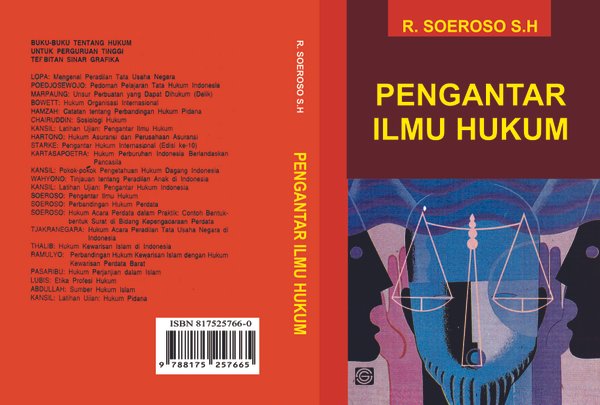 Detail Buku Pengantar Ilmu Hukum Nomer 18