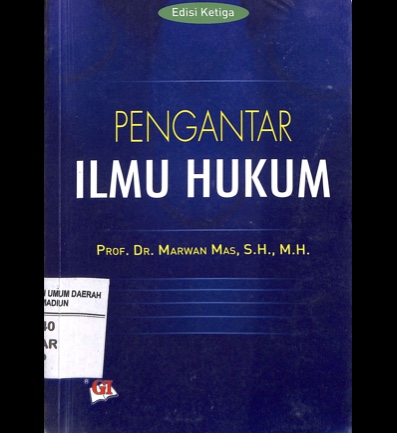 Detail Buku Pengantar Ilmu Hukum Nomer 35