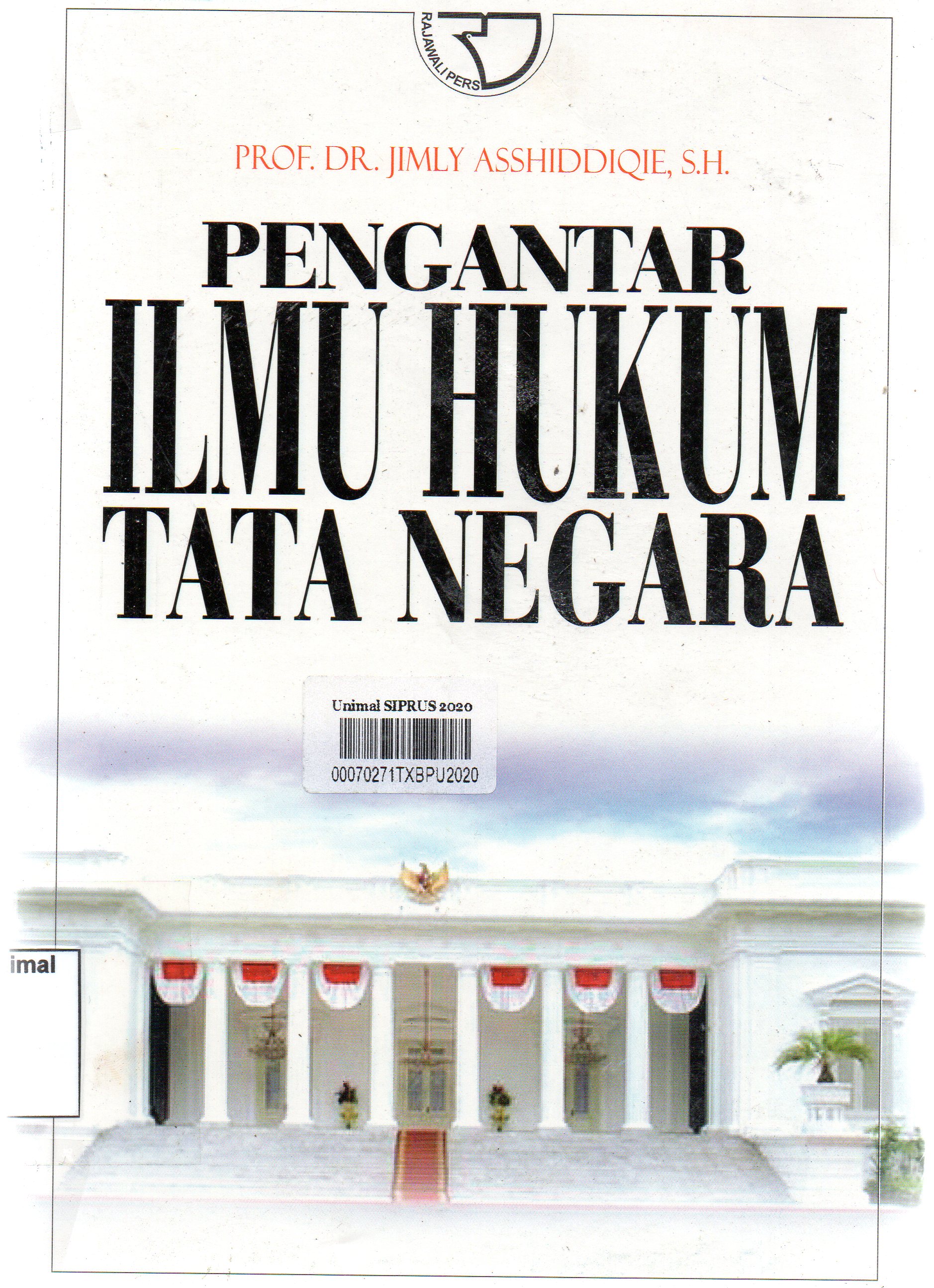 Detail Buku Pengantar Ilmu Hukum Tata Negara Nomer 43