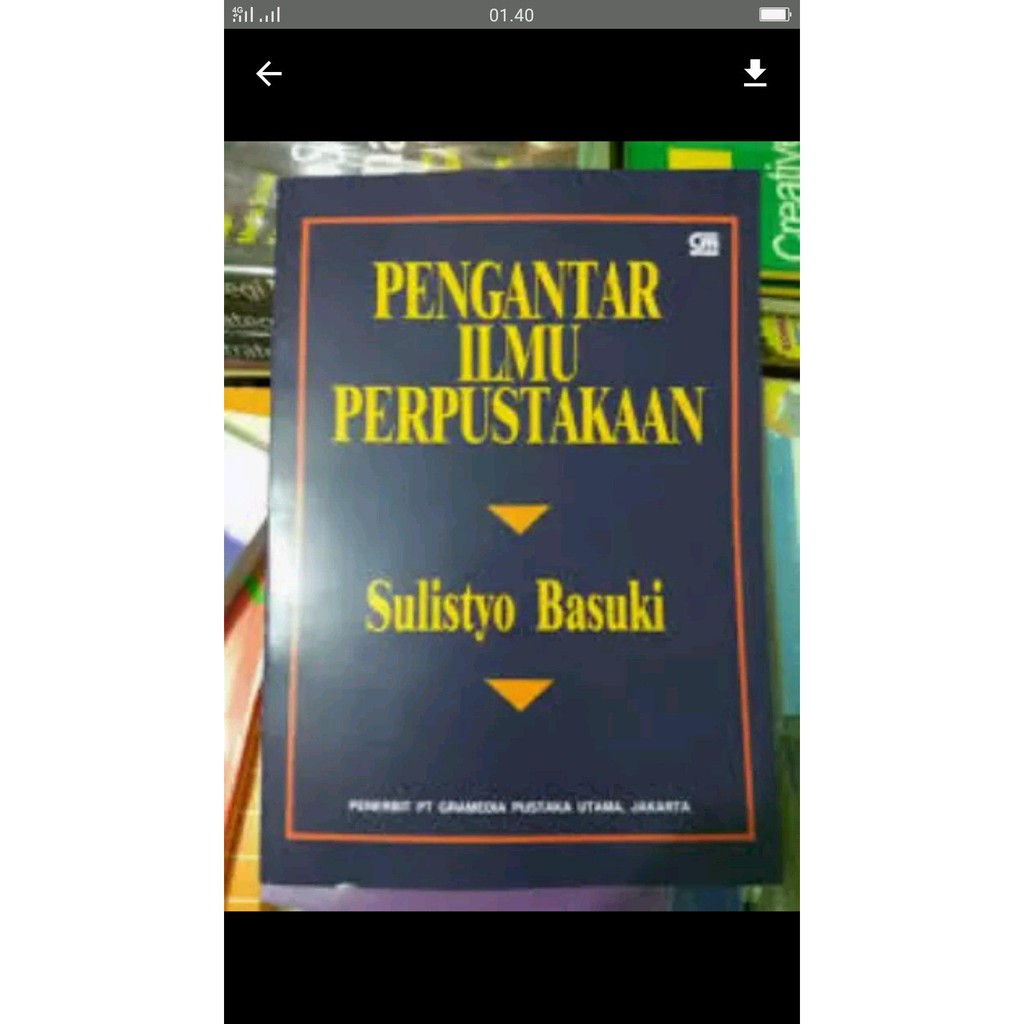 Detail Buku Pengantar Ilmu Perpustakaan Nomer 6