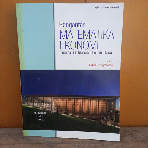 Detail Buku Pengantar Matematika Ekonomi Nomer 10