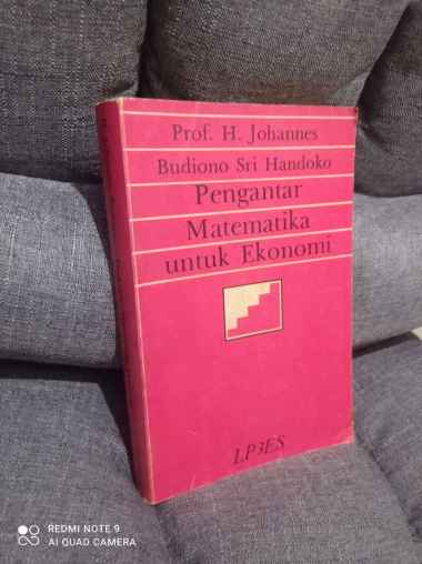 Detail Buku Pengantar Matematika Ekonomi Nomer 21