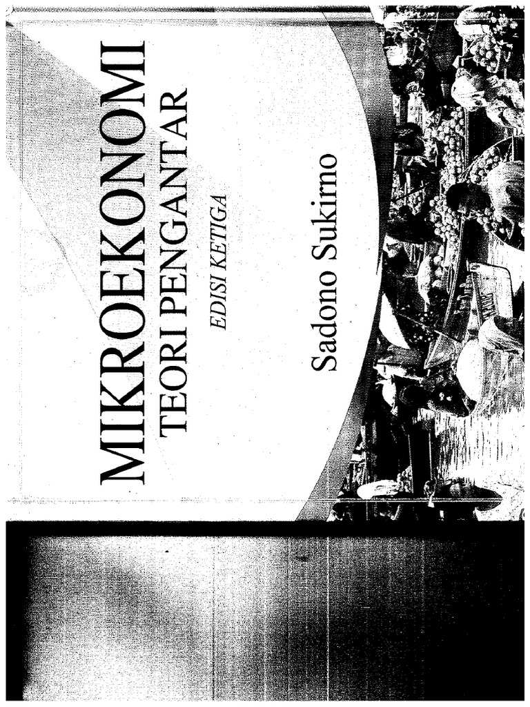 Detail Buku Pengantar Mikroekonomi Oleh Sadono Sukirno Nomer 14