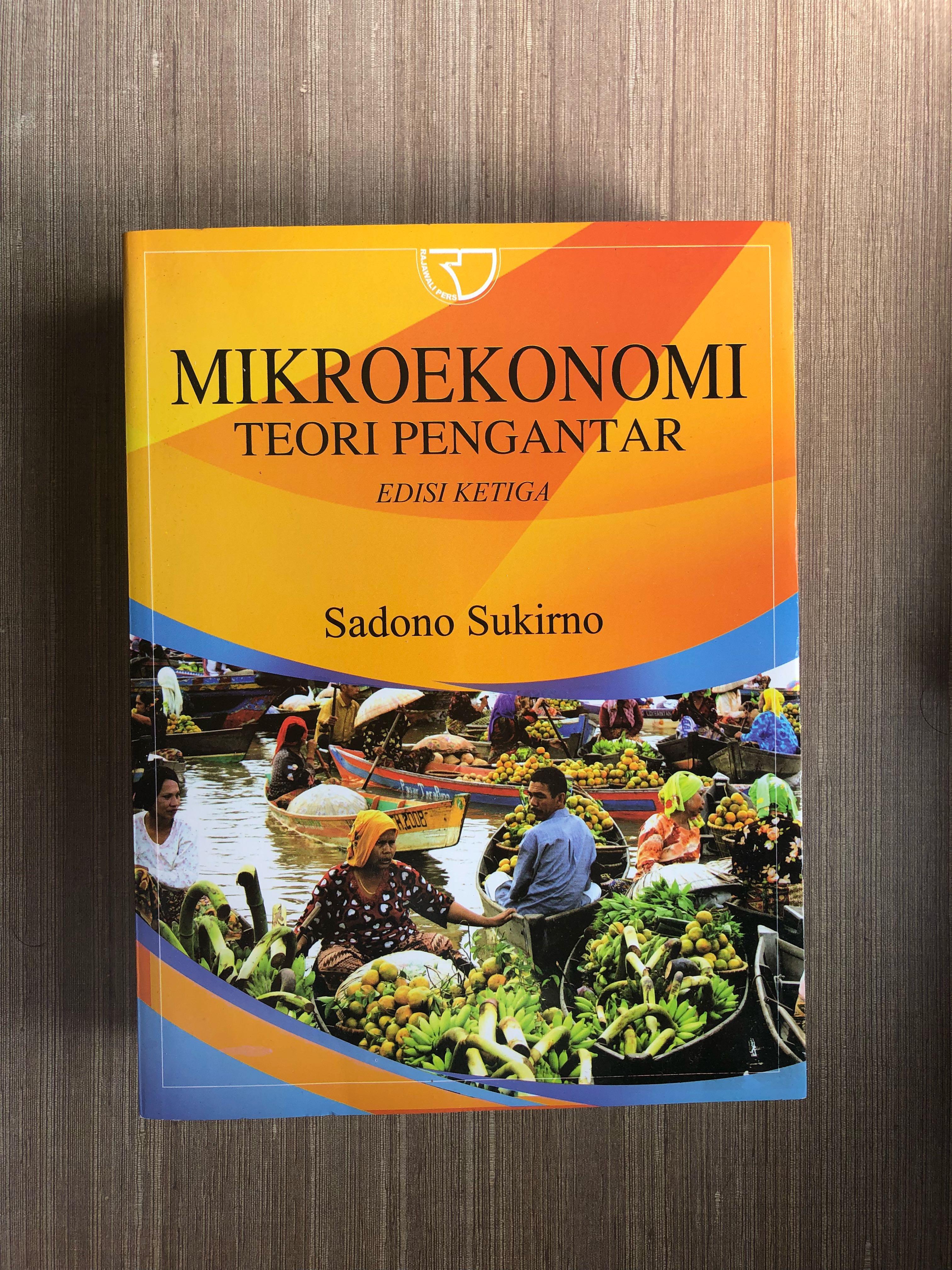 Detail Buku Pengantar Mikroekonomi Oleh Sadono Sukirno Nomer 7