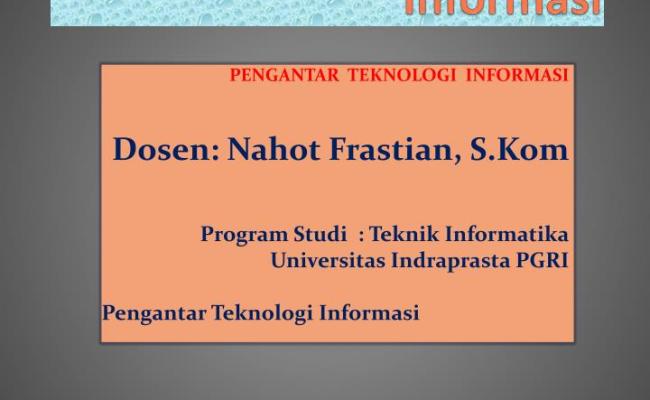 Detail Buku Pengantar Teknik Informatika Nomer 37