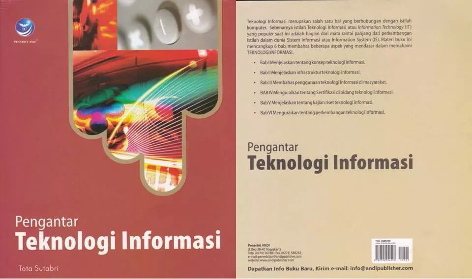 Detail Buku Pengantar Teknologi Informasi Nomer 51