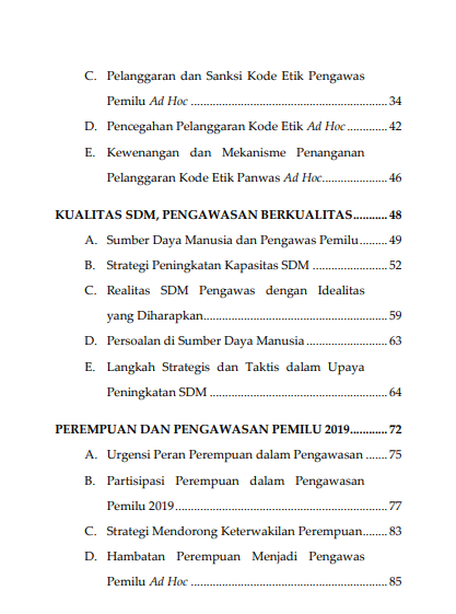 Detail Buku Pengawasan Pemilu Nomer 36