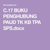 Detail Buku Penghubung Tk Nomer 44