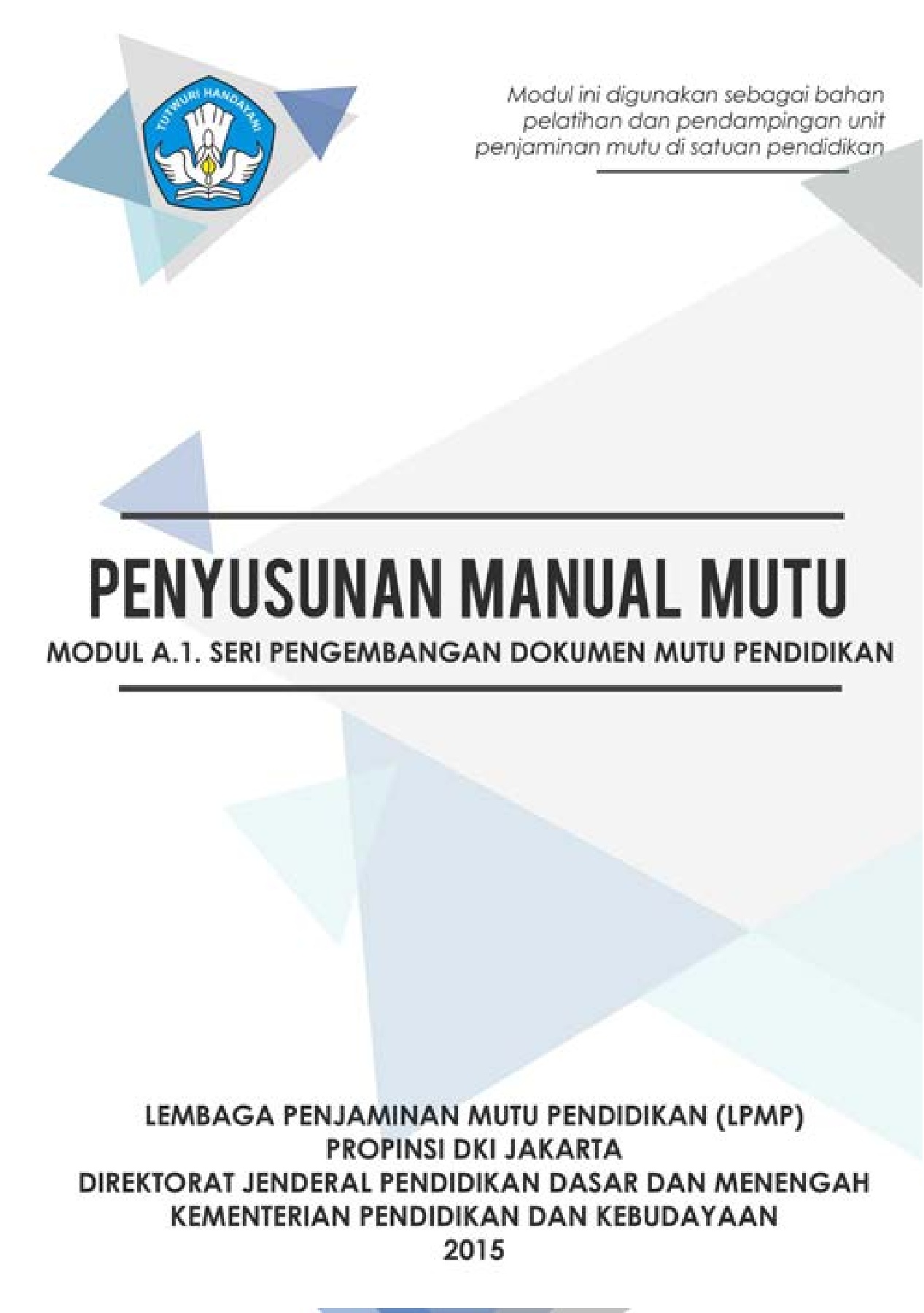 Detail Buku Penjaminan Mutu Pendidikan Nomer 33