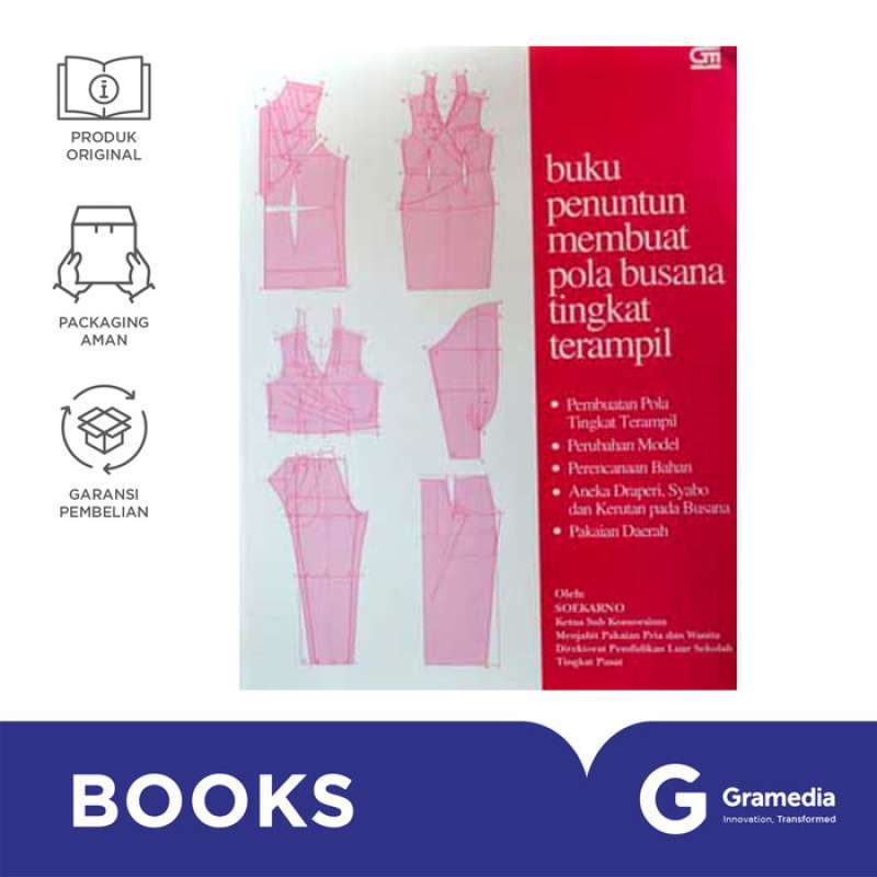 Detail Buku Penuntun Membuat Pola Busana Nomer 35