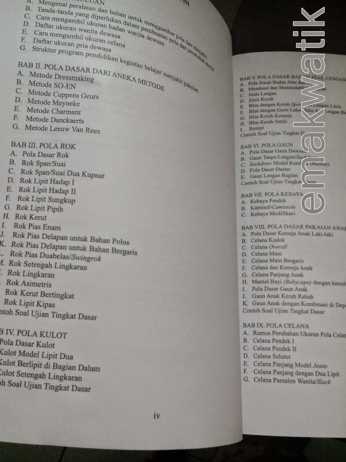 Detail Buku Penuntun Membuat Pola Busana Nomer 38