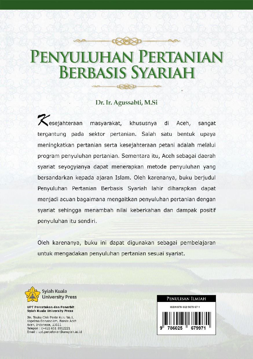 Detail Buku Penyuluhan Pertanian Nomer 35