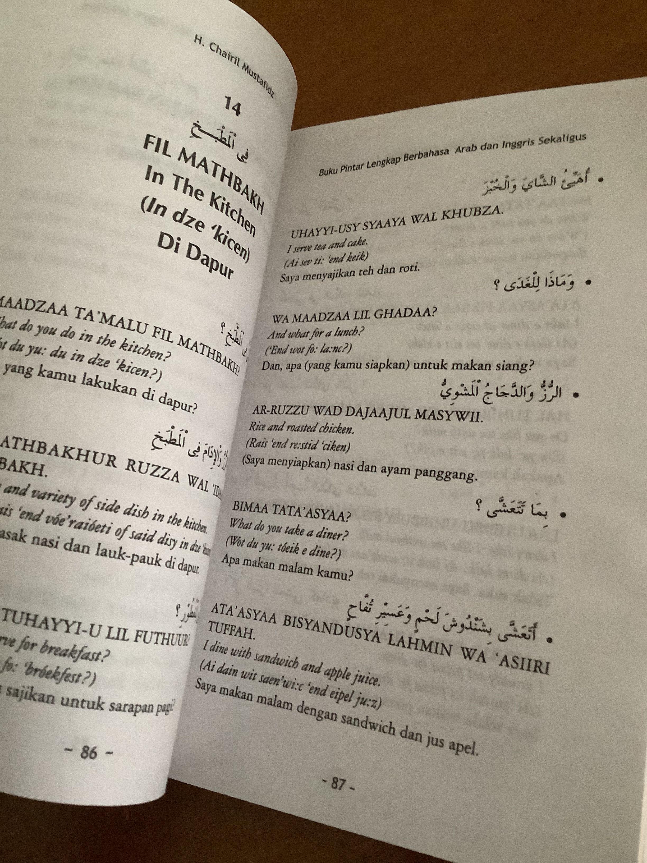 Detail Buku Percakapan Bahasa Arab Nomer 24